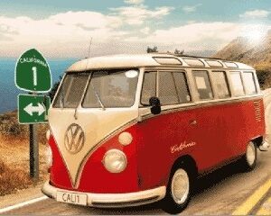 Posters VW Volkswagen Californian Camper 3D plakát