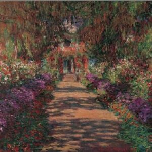 Posters Reprodukce Claude Monet - Cesta v Monetově zahradě v Giverny
